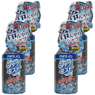 Hakugen 白元 衣物涼感噴霧, EX薄荷, 300ml, 4瓶