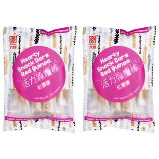 六福 活力雜糧棒 紅藜麥, 層層酥脆, 口感多層次, 根根獨立包裝, 方便攜帶, 130g, 2袋