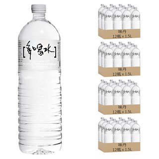 味丹 多喝水, 1.5L, 48瓶