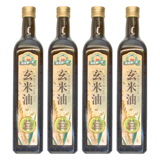 得意的一天 玄米油，植物固醇含量高達10000ppm，富含Y-穀维素8000ppm，含維生素E，日本JAS檢驗標準, 750ml, 4瓶