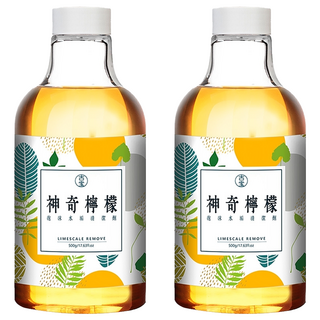 SOAPBERRY 古寶無患子 檸檬泡沫水垢清潔劑補充瓶 500g 天然檸檬酸 浴室清潔, 2瓶
