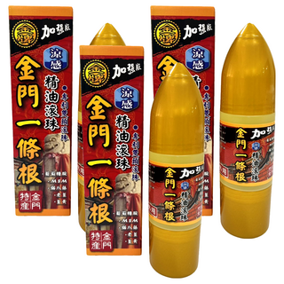 金牌 一條根雙頭精油滾珠90ml 舒緩疲勞 草本精油 滾動按摩, 1入, 3瓶