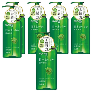 syoss 絲蘊 去屑控油洗髮露 抹茶 長效控油 深層清潔毛囊 告別油頭 敏感頭皮適用, 6瓶, 420ml