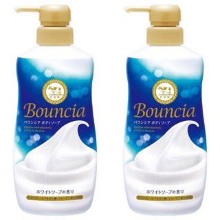COW STYLE 牛乳石鹼 Bouncia 美肌滋潤沐浴乳 優雅花香, 480ml, 2瓶