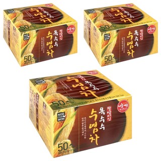 NOKCHAWON 綠茶園 玉米鬚茶 50包, 韓國人的飯後常備飲品，去油解膩，利尿排毒, 1.5g, 3盒