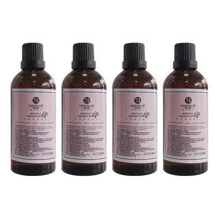 ESSENTIAL OIL BANK 精油銀行 玫瑰臉部按摩精油 100ml, 4瓶