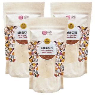 源順食品 台灣純黃豆粉 500g 無添加糖, 3包