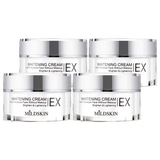MILDSKIN 麥德絲肌 提亮嫩白素顏霜, 50g, 4罐