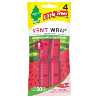 LITTLE TREES小樹隱形芳香夾-西瓜，車用香氛，清新除臭，持久散香, 18g, 1包