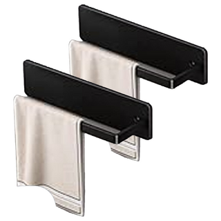 紙巾架 強力吸附 可放置於冰箱/洗衣機側面, 黑色, 2個