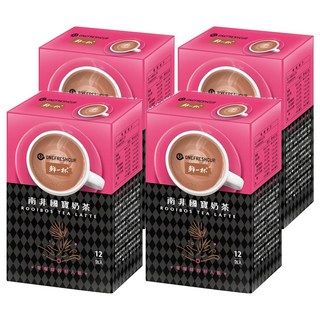 鮮一杯 南非國寶奶茶 無咖啡因 香醇濃郁, 20g, 12包, 4盒