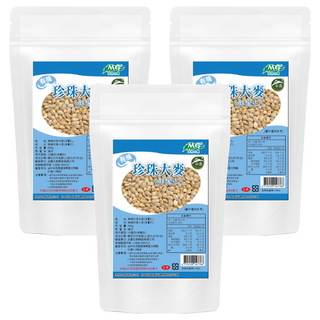 茂格生機 有機珍珠大麥 洋薏仁, 3包, 450g