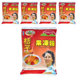東承 天之山 桔子風味果凍粉, 1kg, 5包