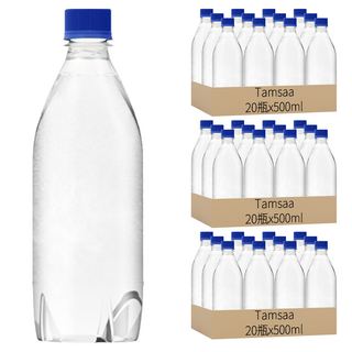 Tamsaa 無標籤氣泡水, 500ml, 60瓶