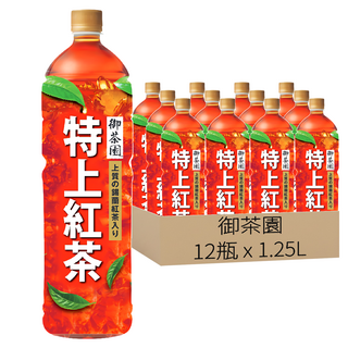 御茶園 特上紅茶, 1.25L, 12瓶