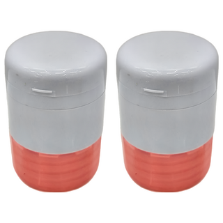 感恩使者 切藥磨藥兩用藥盒，直徑4.2cm 高6.3cm，PP材質, 2個