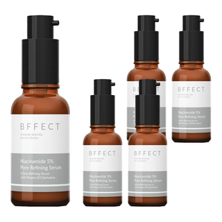 BFFECT 5B緊緻瓶 5%維他命B3毛孔緊緻精華 30ml 控油, 5瓶