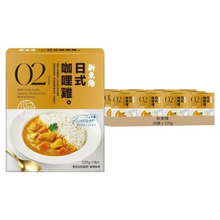 新東陽 日式咖哩雞, 220g, 18盒