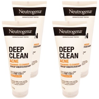 Neutrogena 深層淨化抗痘洗面乳, 100g, 4條