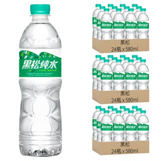 黑松 純水, 580ml, 72瓶