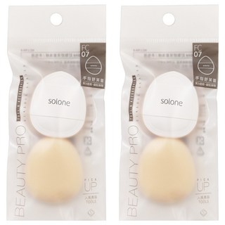 Solone 訂製舒芙蕾海綿 手指撲, 2包, NO.1764-8