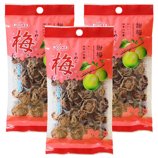 惠香食品 甜梅, 酸甜好滋味，生津止渴, 90g, 3包