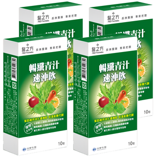 台塑生醫 MD Formula 醫之方 暢纖青汁速沖飲 5g, 10入, 4盒