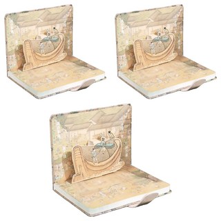 蕉蕉購物 磁扣筆記本, 3本, 清明上河圖