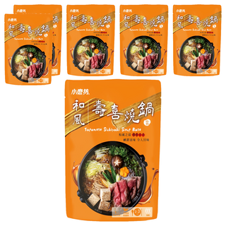 小磨坊 和風壽喜燒鍋醬, 6包, 100ml, 100g