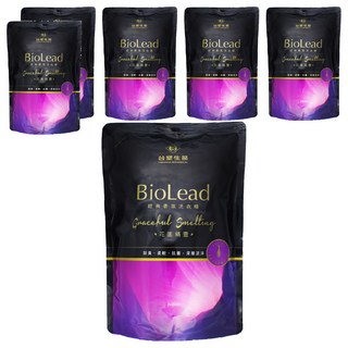 台塑生醫 BioLead 香氛洗衣精 花園精靈 補充包, 1.8kg, 6袋