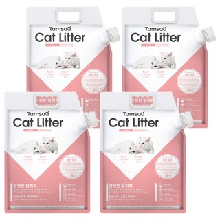 Tamsaa 貓砂, 爽身粉香, 8kg, 4包