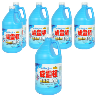威靈頓 漂白水, 4kg, 6罐