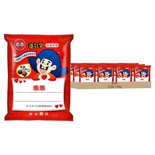 乖乖 玉米脆條, 香濃巧克力口味, 非油炸, 無添加防腐劑, 40g, 12包