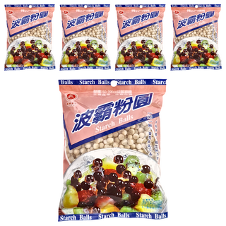 義峰食品 波霸粉圓 250公克 - 台灣製造, 250g, 5包, 1包