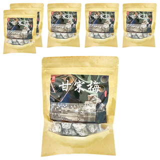 晨一 員林老廠秘製隱藏版甘宋梅, 6個, 150g