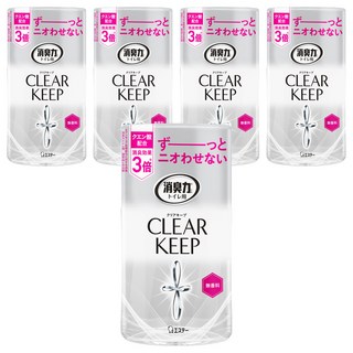 ST 雞仔牌 浴廁潔淨機能消臭力 除臭劑 無香料 除尿味, 400ml, 5瓶