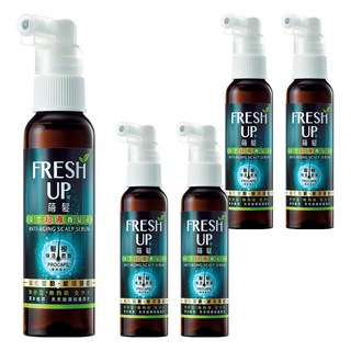 萌髮 FRESH UP 草本超導養髮液, 強健髮根 賦活頭皮 導入精華 充分吸收, 50g, 5盒