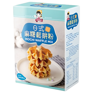 SIGNWIN 三得冠 日式麻糬鬆餅粉 外酥內軟 越嚼越Q 簡單方便 DIY, 600g, 1盒