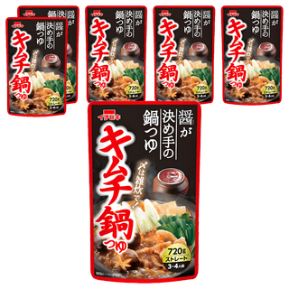 ICHIBIKI 一引 火鍋高湯底 泡菜風味火鍋高湯, 720g, 6個