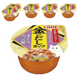 INABA 金湯杯 70g 綠茶消臭成分, IMC-136 鮪魚 + 柴魚片, 6個