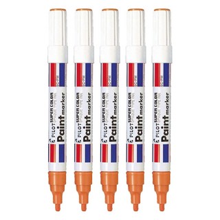 PILOT 百樂 SCPMO 油漆筆 橘色, 5支, 1色