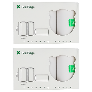 peripage 愛立熊 紙廠 不可貼紀錄紙 3捲, 2盒