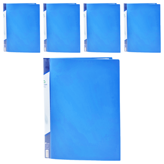 SUANDER 雙德文具 A4資料簿, 藍色, 5本