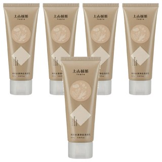 tsaio 上山採藥 純米水漾淨白洗顏乳 米糠萃取 有效鎖水保濕 溫和洗淨、潤白肌膚, 100g, 5條