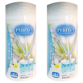 PERFECT 理想 香氛擴香瓶 白麝香 適用於室內空間, 100ml, 2瓶