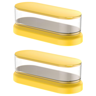 超聲波眼鏡/飾品清洗機 進階款 2個 黃色