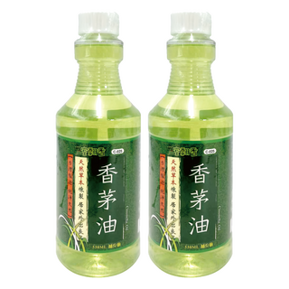室翲香 香茅油 補充瓶, 天然草本煉製 居家外出良伴 550mL, 2瓶