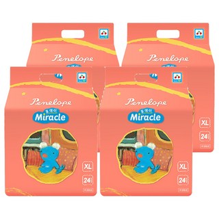Penelope Miracle 奇蹟乾爽 褲型尿布 11~14kg, XL, 96片