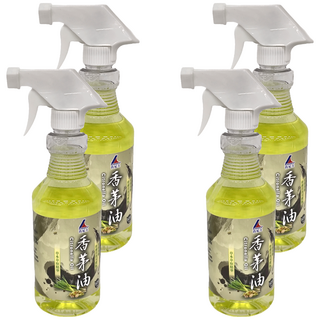 KENNEX 肯尼士 香茅油 525ml 草本萃取精華 無殺蟲劑配方 驅蚊蟲 芳香除臭 清新典雅, 4瓶