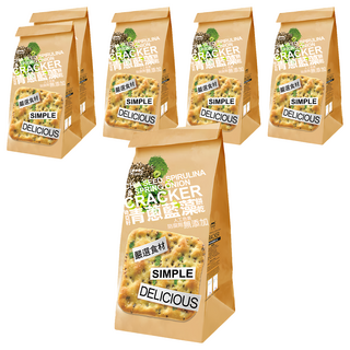 SUNFRIEND 奇亞籽青蔥藍藻餅乾, 180g, 6個
